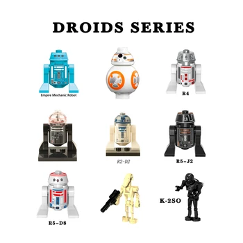 R2-D2 a BB-8, C-3PO R5-D8 K-2SO IG88 Super Battle Droid Buzz Generála Grievouse Stavební Bloky R-3PO Cihla Obrázek Děti Vánoční Hračky