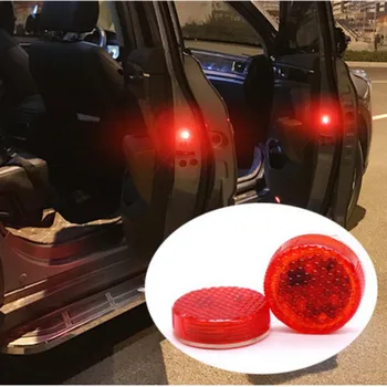 2x LED Dveře Auta Výstražná Světla Příslušenství Nálepka Pro Chevrolet Aveo Cruze Captiva Lacetti Cruz Niva Jiskra Orlando Epica Plachta