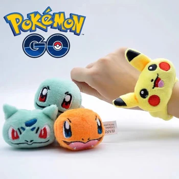 Pokemon Plyšové Náramek Digimon Pikachu, Squirtle, Prosím Charmander Poutko Pokémon Panenka Super Soft Pop Kruh pro Děti Dárek