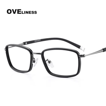 Módní pánské brýle rámy Optické Brýle Rám pro Muže Retro Krátkozrakost brýle na lékařský Předpis korejské Brýle plné brýle
