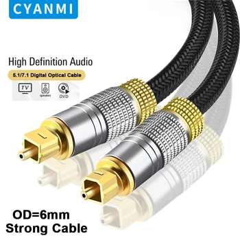CYANMI Digitální Optický Audio Kabel Toslink Koaxiální SPDIF Dolby 7.1 Soundbar 5.1 Vlákno Kabel pro HI-FI Sound Bar Domácí Kino PS4