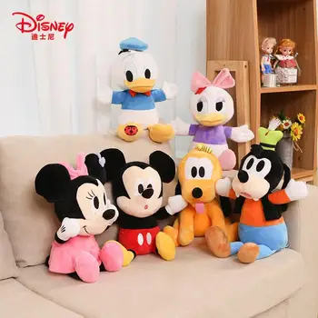 Disney Kreslené postavičky Mickey A Jeho Kamarád Pluto/prasátko/pú/minnie/tygr/Kačer donald/daisy Plyšové Hračky, Panenky Roztomilé Zvířata