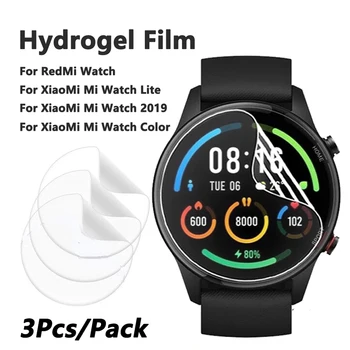 Měkké Hydrogelové Fólie Pro Xiaomi Mi Watch Lite 2019 Barva celé Obrazovky Ochranný film Pro RedMi Hodinky SmartWatch 2 Lite Příslušenství