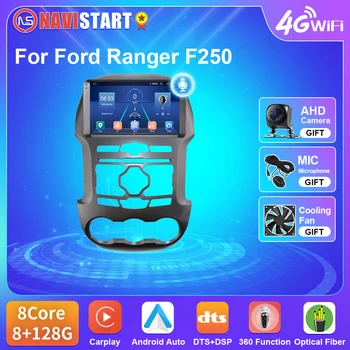 NAVISTART T5 Pro Ford Ranger F250 2011-2015 autorádio 4G, WIFI, GPS Navigace Android Auto Carplay Stereo Android 10 DVD Přehrávač