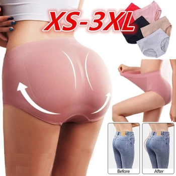 Ženy, spodní Prádlo 3D Super Elastické Bezešvé Zeštíhlující Hip Zvedání Kalhotky Hip Up Kalhotky Pasu Trenér Tělo Shaper Sexy Kalhotky