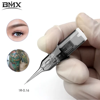 BMX 10KS Tetovací Jehly Kazety 0,16 mm Mikropigmentaci Permanentní Make-Up Obočí, Očí Rtů Microblading