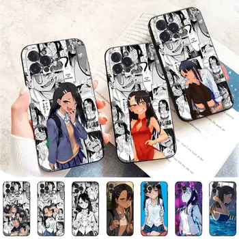 YNDFCNB Nagatoro San Anime Telefon Pouzdro Pro iPhone 14 11 12 13 Mini Pro Max 8 7 6 6S Plus X SE ROKU 2020 XR XS Funda Případě