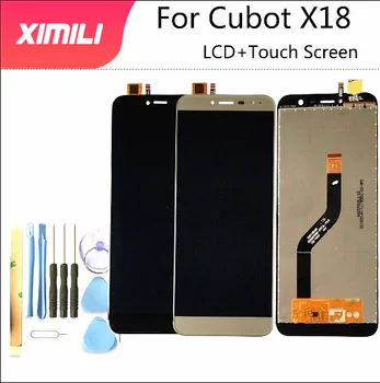 Testováno i Pro Cubot X18 LCD Displej+Dotyková Obrazovka Digitizer Náhradní Díly Montáž 5.7 palcový 720*1440+Nástroje