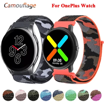 22mm Popruh Correa Pro OnePlus Watch Sport Nylon Watchband Smartwatch Pro LEMFO K22 Náramek Pro Xiaomi Imilab W12/KW66 Náramek