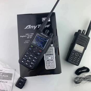 Anytone Ham Radio NA-UV878 Plus Bluetooth-Kompatibilní PTT GPS, APRS Dual Band VHF/UHF DMR Digitální Analogové Vysílačky