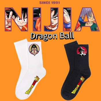 Anime Dragon Ball Ponožky Muži Sun Wukong Yamcha ChiChi Pánské Dámské Cosplay Japonské Harajuku Legrační Dlouhé Trubice Ležérní Tisk Ponožky