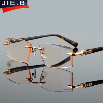 Vysoce kvalitní speciální řezání presbyopie čočky muži styl náměstí brýle na čtení módní presbyopickém brýle pro dalekozrakost muži