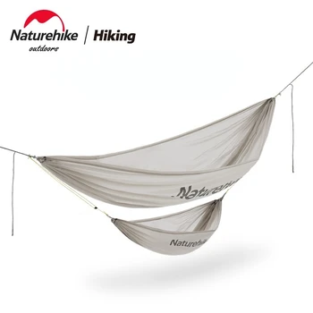 Naturehike Outdoor Single Nylon Houpací síť Mini Lehká Přenosná Houpačka Prodyšné, odolné proti Roztržení Houpací síť Camping Vybavení