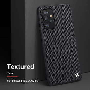 Nillkin Nylon PC Plastový Zadní Kryt pro Samsung Galaxy A52 5G Texturou Pouzdro protector kryt Pro Galaxy A52 5G