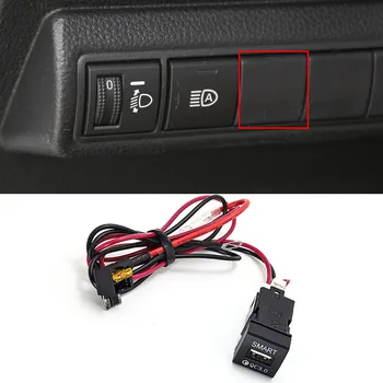 QC3.0 Nabíječka do Auta Modré Světlo USB Rozhraní Socket pro Mobilní Telefon Nabíječka Pro Toyota Corolla 2019 Auto Příslušenství