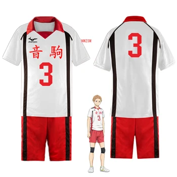 Haikyuu!! Nekoma Yaku Morisuke Kenma Kozume Kuroo Tetsuro Jersey Sportovní oblečení, Uniformy Cosplay Kostým Haikiyu T-shirt, Šortky