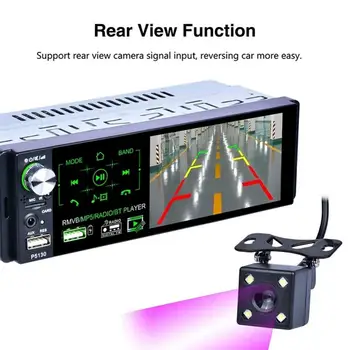 Hot Prodej! P5130 4.1 Palcový Auto Rádio Bluetooth Touch Screen MP5 Přehrávač s Zpětná Kamera