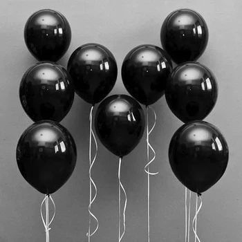 5-36 palce Černé Balónky Barevné Nafukovací Helium Balón Narozeniny, Svatební Dekorace Party na Téma Scéna, Výzdoba, Dítě, Hračka Dodávky