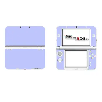 Čisté Fialové Barvy Plné Krytí Obtisk Kožní Nálepka pro NOVÉ 3DS XL Kůže Samolepky pro NEW 3DS LL Vinyl Protector Kůže Nálepka