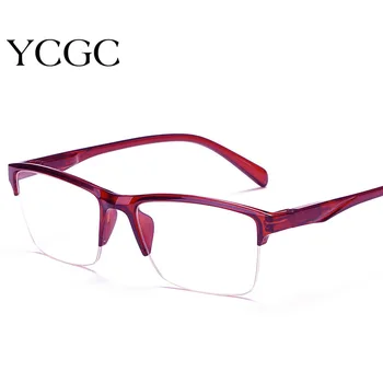 Půl-Rám Krátkozrakost Glassse Ultrlight Ženy Muži Retro Jasné Objektiv Brýle Na Čtení, Gafas Lectura +0.75 +1.0 +4.0