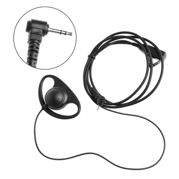 D-typ sluchátka 1 pin ušní háček PTT sluchátko vhodné pro Motorola talk přenosné rádio TLKR T3 T5 T60 T80 MR350R walkie-talkieFR5