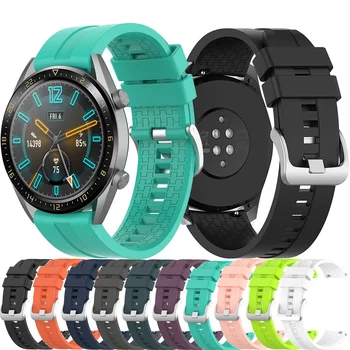22mm 20mm Silikonový popruh pro Huawei watch 3/huawei watch GT2/Samsung Galaxy hodinky 3/Aktivní 2 Náhradní popruh pro Amazfit GTR