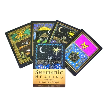 Šamanské Léčení Oracle Karty, Tarotové Karty, Mystické Pokyny Věštění Osudu Party Desková Hra Podporuje Velkoobchodní 44 Listů/Box