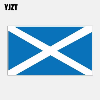 YJZT 11.6 CM*6.7 CM Kreativní Skotsko Vlajka Města Motocykl Auto Samolepka, Obtisk Příslušenství 6-2841