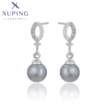 Xuping Šperky Elegantní Imitace Perly Jednoduchý Evropský Styl Stud Náušnice Pro Ženy 20582