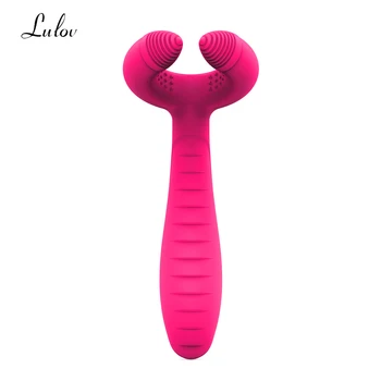 Napájení 3 Motory Dildo Vibrátor pro Ženy Klitoris Stimulátor Sexuální hračky pro Dospělé Produktu Kroužek na Penis Anální Butt Plug, Masáž Prostaty