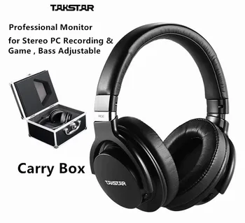 Původní Takstar PRO82 / pro 82 Profesionální monitor sluchátka hi-fi stereo headset pro PC nahrávání a hry , nastavitelný bass