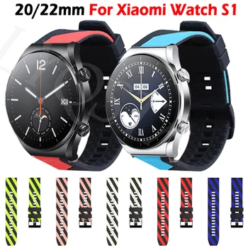 Náhradní Popruh Náramek Pro Xiaomi Mi Watch Color 2 Sportovní Silikonové Náramek Pro Xiaomi Sledujte Globální Verze/S1 Aktivní Pás