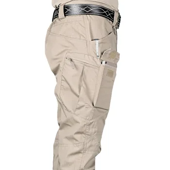 Nové Pánské Taktické Kalhoty Více Kapsy Pružnost Vojenské Městské Dojíždějící Tacitcal Kalhoty Men Slim Tuku Cargo Kalhoty 6XL