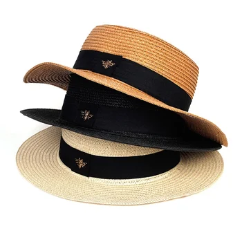 nové Letní dámské ležérní čepice ruka-tkané skládací soft top kbelík klobouky venkovní odstín beach klobouk módní unisex divoké klobouky