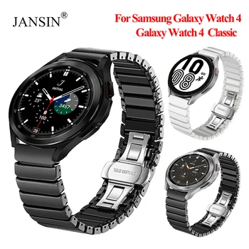 Pro Samsung Hodinky 5/5 Pro Popruh Keramický Náramek Pro Samsung Galaxy Dívat 4 × 40 mm, 44mm/Galaxy Watch 4 Klasická 46mm Popruh Correa