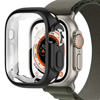 Měkké TPU Pouzdro pro Apple Watch Ultra 49mm Screen Protector Proti Poškrábání, Nárazuvzdorné Shell Ochranný Kryt iWatch Ultra případě 49mm