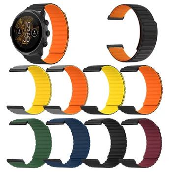 Silikonové Magnetické Smyčky Popruh na Zápěstí Pro hodinky Suunto 9 7 Baro/Suunto D5 Spartan Sport Zápěstí HR/Baro Smart Watch Kapely Náramky Correa