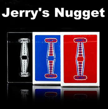 Jerry ' s Nugget Hrací Karty Poker(Červená/Modrá Zpět k Dispozici), Magie Triky zblízka Iluze Trik Prop Mentalismu, Komedie