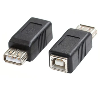 Nový Příchod USB 2.0 typu A Samice na typ B Samec Tiskárna, Skener, Adaptér Převodník Konektor Nikl-Pozlacený Adaptér Elektroniky